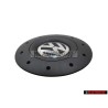 Genuine VW Hub Cap Satin Black High Chrome - 7H0601151B RVB
