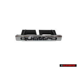 Genuine Audi QUATTRO Front Grill Badge Emblem Chrome - 8E0853736B 2ZZ
