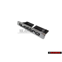 Genuine Audi QUATTRO Front Grill Badge Emblem Chrome - 8E0853736B 2ZZ