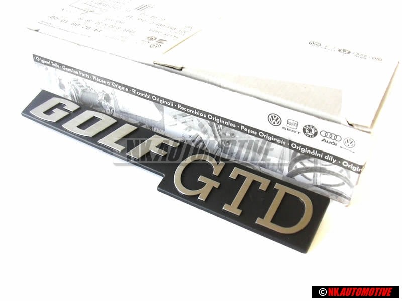 Genuine VW GOLF GTD Rear Boot Badge - 171853687 BD