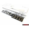 Genuine VW GOLF GTD Rear Boot Badge - 171853687 BD