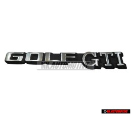 Genuine VW GOLF GTI Rear Badge Emblem Brushed Silver - 191853687C GX2