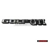 Genuine VW GOLF GTI Rear Badge Emblem Brushed Silver - 191853687C GX2