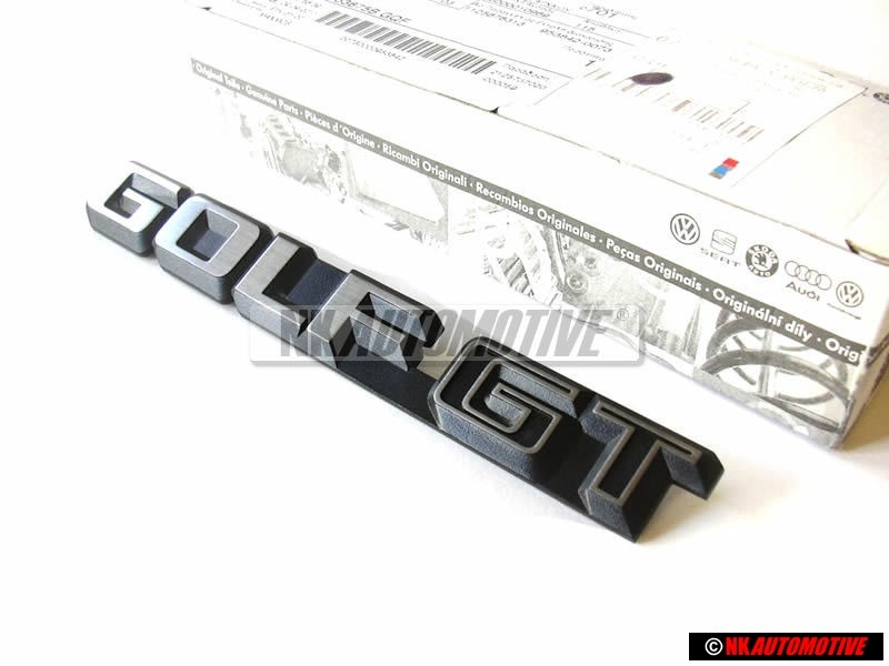 Genuine VW GOLF GT Rear Trunk Boot Badge Emblem - 191853687H GX2