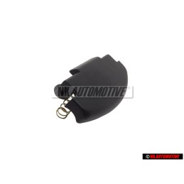 Genuine VW Armrest Catch Lid Button Latch Clip Black - 3B0868445 B41