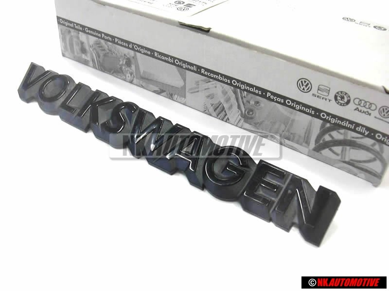 Genuine VW VOLKSWAGEN Rear Badge Emblem Black - 321853685C 01C