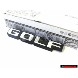 Genuine VW GOLF Rear Badge Emblem White - 191853687F QK6
