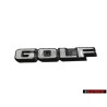 Genuine VW GOLF Rear Badge Emblem White - 191853687F QK6
