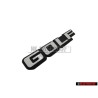 Genuine VW GOLF Rear Badge Emblem White - 191853687F QK6