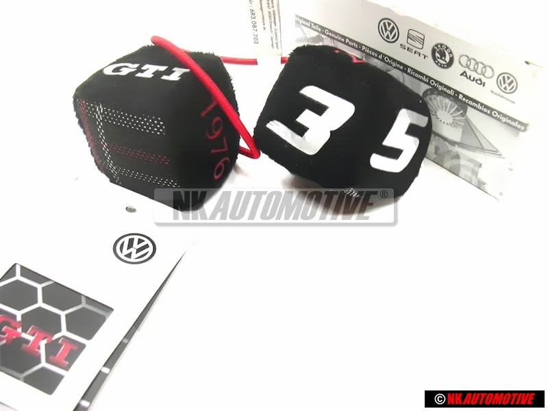 Genuine VW Accessory GTI Dice - 6R3087703