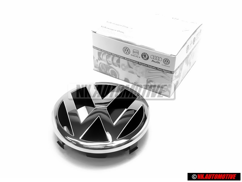 Genuine VW Front Grill Badge Emblem Chrome - 3B0853601 ULM