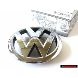 Genuine VW Front Grill Badge Emblem Chrome - 5K0853601F ULM