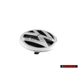 Genuine VW Front Grill Badge Emblem Chrome - 5K0853601F ULM