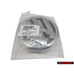 Genuine VW Front Grill Badge Emblem Chrome - 5K0853601F ULM