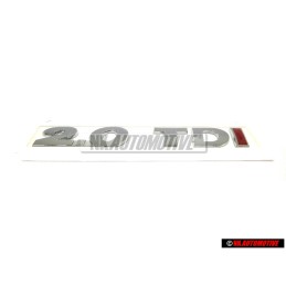 Genuine VW 2.0 TDI Rear Trunk Boot Badge Emblem Chrome Red - 5K0853675R GQF