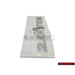 Genuine VW 2.0 TDI Rear Trunk Boot Badge Emblem Chrome Red - 5K0853675R GQF