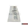 Genuine VW 2.0 TDI Rear Trunk Boot Badge Emblem Chrome Red - 5K0853675R GQF
