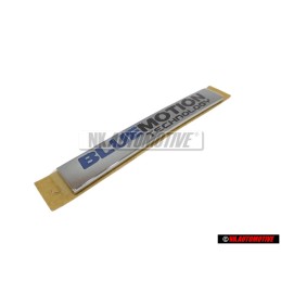 Genuine VW BLUE MOTION TECHNOLOGY Rear Boot Badge Emblem - 5K0853675BCWWS
