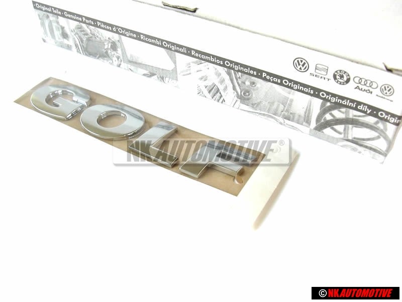Genuine VW GOLF Rear Trunk Boot Badge Emblem Chrome - 5K0853687A 739