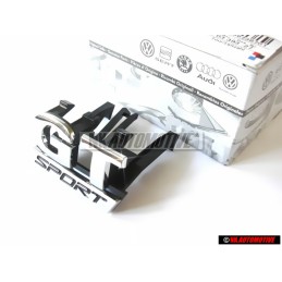 Genuine VW GT SPORT Front Grill Badge Emblem Chrome - 1K6853679C FXC