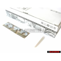 Genuine VW GTD Rear Hatch Trunk Boot Badge Emblem Chrome - 5K0853675T 739