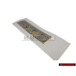 Genuine VW GTD Rear Hatch Trunk Boot Badge Emblem Chrome - 5K0853675T 739