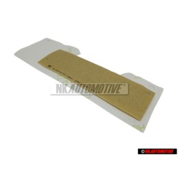 Genuine VW GTD Rear Hatch Trunk Boot Badge Emblem Chrome - 5K0853675T 739