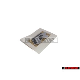 Genuine VW R Rear Trunk Boot Badge Emblem Chrome - 1K8853675K FXC