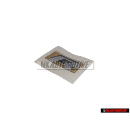 Genuine VW R Rear Trunk Boot Badge Emblem Chrome - 1K8853675K FXC