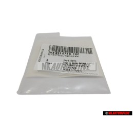 Genuine VW R Rear Trunk Boot Badge Emblem Chrome - 1K8853675K FXC