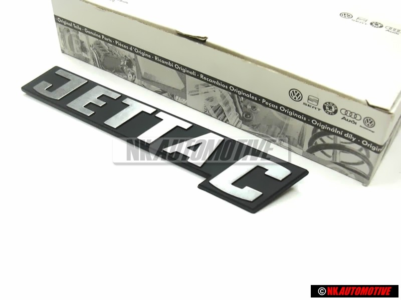 Genuine VW JETTA C Rear Boot Badge Emblem Brushed Silver - 161853687Q
