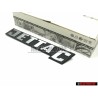 Genuine VW JETTA C Rear Boot Badge Emblem Brushed Silver - 161853687Q