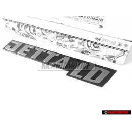 Genuine VW JETTA LD Rear Boot Badge Emblem Brushed Silver - 161853687L