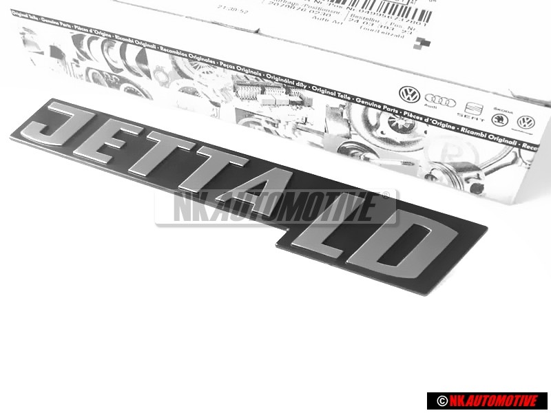Genuine VW JETTA LD Rear Boot Badge Emblem Brushed Silver - 161853687L Genuine VW JETTA LD Rear Boot Badge Emblem Brushed Silver - 161853687L