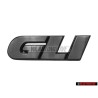 Genuine VW GLI Front Grill Badge Emblem Brushed Silver - 165853679F GX2