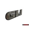 Genuine VW GLI Front Grill Badge Emblem Brushed Silver - 165853679F GX2