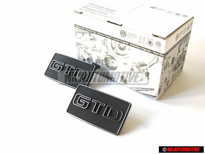 Genuine VW Inscription Gtd Satin Black Chrome Special - 165853688B GX2