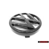 Genuine VW Front Grill Badge Emblem Black - 165853601A 01C