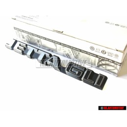 Genuine VW JETTA GLI Rear Boot Badge Emblem Brushed Silver - 165853687D GX2