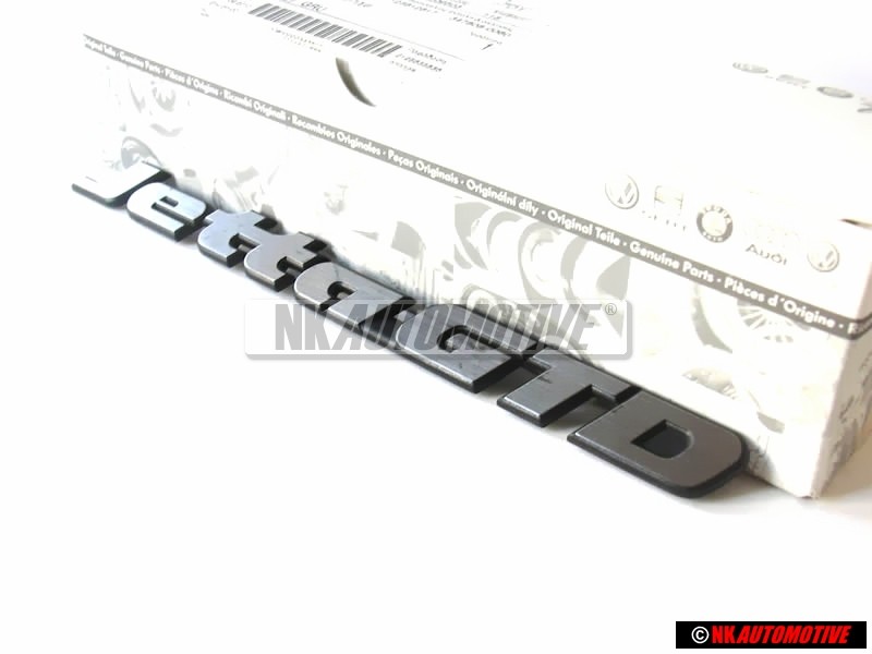 Genuine VW JETTA GTD Rear Trunk Boot Badge Emblem - 165853687S GX2