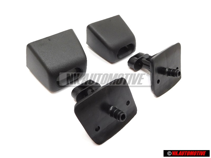 Genuine VW SET Headlight Washer Nozzle Carriers Caps - Golf/Jetta MK3
