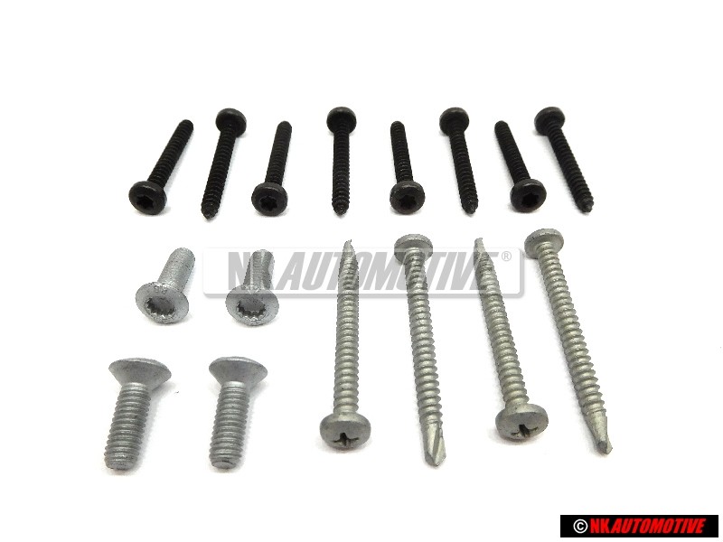 Genuine VW SET L&R of Bolts for Tailights, Indicators, Mirrors - Bus T3/T25