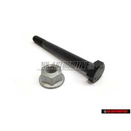 Genuine VW SET Front Suspension Strut Hub Pinch Bolt & Nut - Passat Phaeton