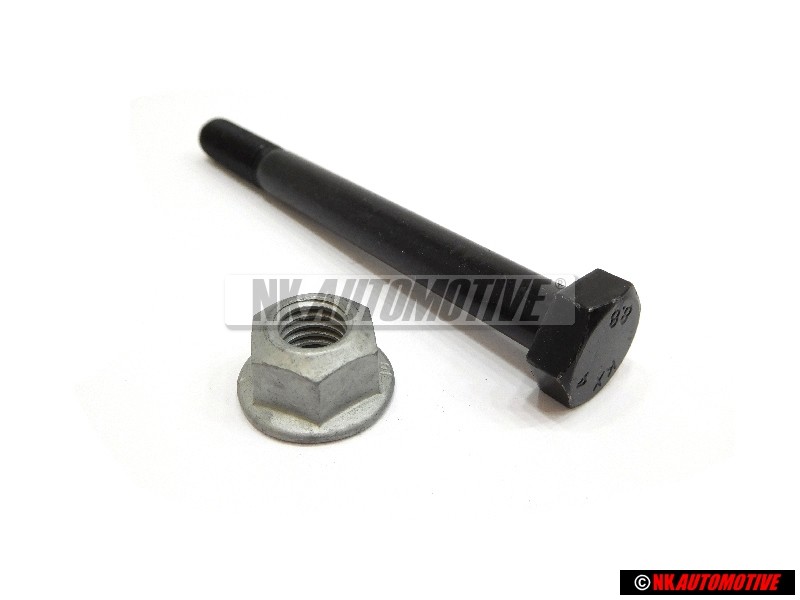Genuine VW SET Front Suspension Strut Hub Pinch Bolt & Nut - Passat Phaeton