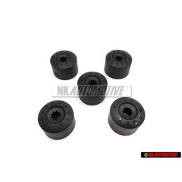 Genuine VW SET 4xWheel Nut Bolt Cap & 1x Locking Cap - Golf MK5/6/7 Scirocco MK3