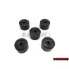 Genuine VW SET 4xWheel Nut Bolt Cap & 1x Locking Cap - Golf MK5/6/7 Scirocco MK3
