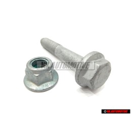 Genuine VW SET Front Suspension Strut Pinch Bolt & Nut - Golf MK4 Beetle Bora