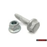Genuine VW SET Front Suspension Strut Pinch Bolt & Nut - Golf MK4 Beetle Bora