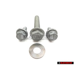 Genuine VW SET Rear Shock Damper Top Mount Bolts Washer - Golf MK6 Scirocco MK3