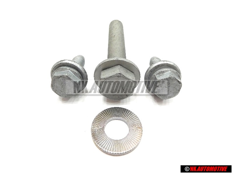 Genuine VW SET Rear Shock Damper Top Mount Bolts Washer - Golf MK6 Scirocco MK3